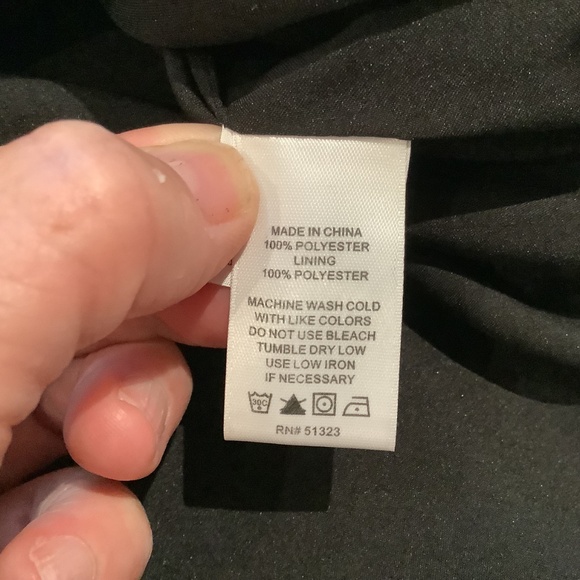 Cece by Cynthia Steffe Black Satin Red Rose Fit and Flare Cocktail Dress, Size 6 - Picture 10 of 15